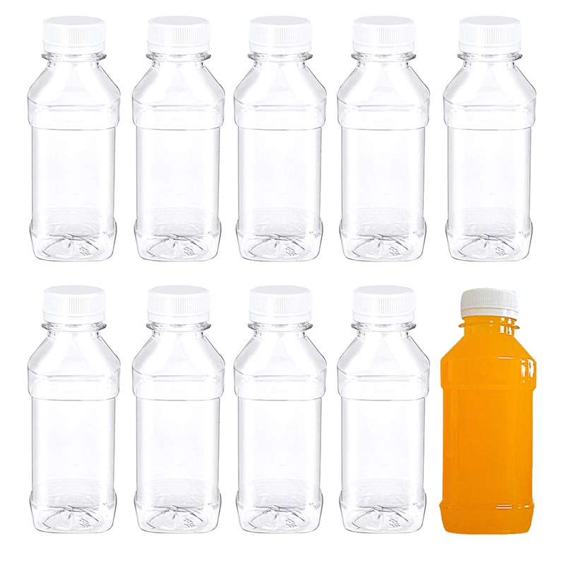 Water Bottle Blank - 10/20ชิ้น100มล. ขวดเปล่าเติมได้ใสขวดน้ำดื่มแบบพกพาพลาสติกกันรั่วขวดเครื่องดื่ม