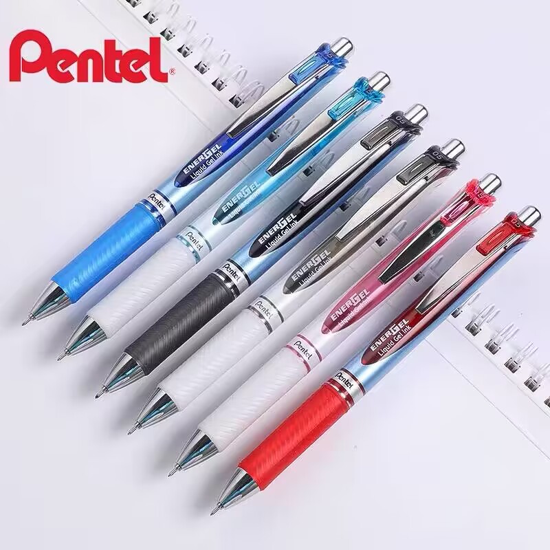 Pentel Pen Energel - 1ชิ้นชุดเพนเทล BLN75เนอร์เจล0.5มม. แห้งเร็วหมึกปากกาหมึกเจลแบบเข็มปากกาแบบเข็มสำหรับโรงเรียน