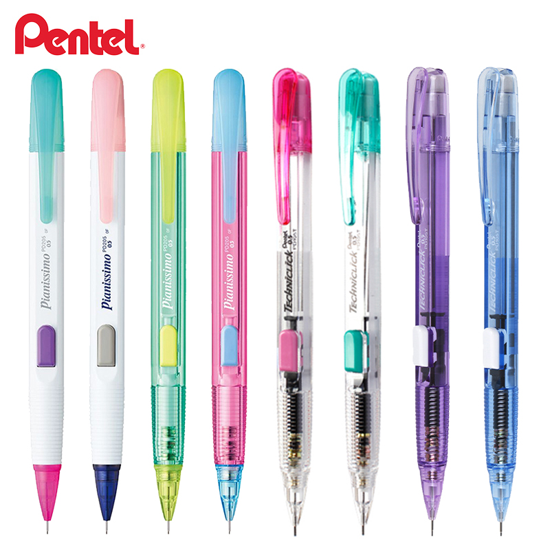 Staedtler Pencil Lumocolor - ญี่ปุ่น Pentel ดินสอ PD105T ด้านข้าง PUSH