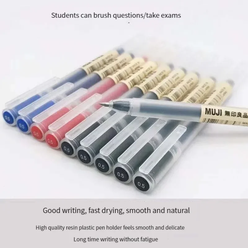 6/8 ชิ้น/เซ็ต MUJIs เจลปากกาสี - Muji Stationery Gel Pen บทวิจารณ์และราคา