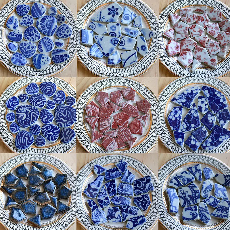 100g รูปไข่เซรามิคโมเสคกระเบื้ - Ceramic Tile Blank บทวิจารณ์และราคา