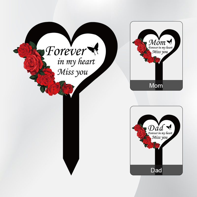 สุสาน2024ที่ระลึกรูปหัวใจป้ายส - Yard Sign Blank บทวิจารณ์และราคา