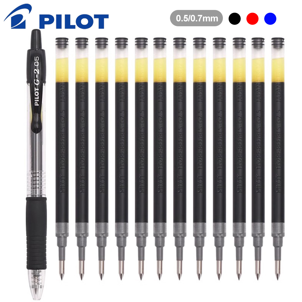 1 + 12pcs ชุดนักบินญี่ปุ่นเจลป - Pilot Pen G2 บทวิจารณ์และราคา