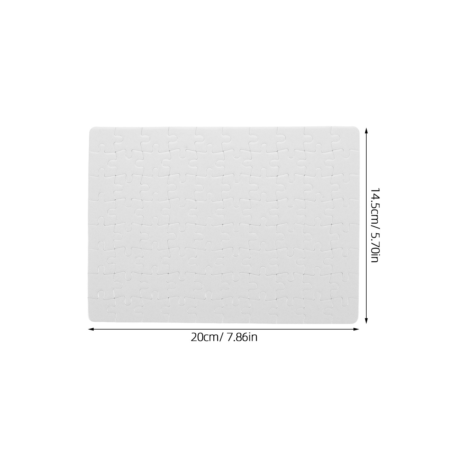 แผ่นกระดาษจิ๊กซอว์สีขาวเปล่า 4 - Puzzle Blank White บทวิจารณ์และราคา