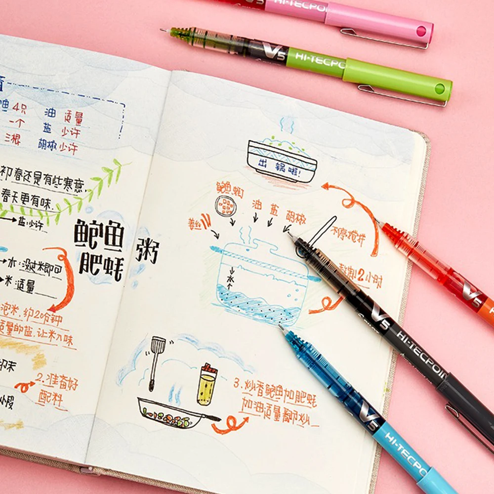 3pcs นักบินญี่ปุ่นเจลปากกาของเ - Pilot Pen V5 บทวิจารณ์และราคา
