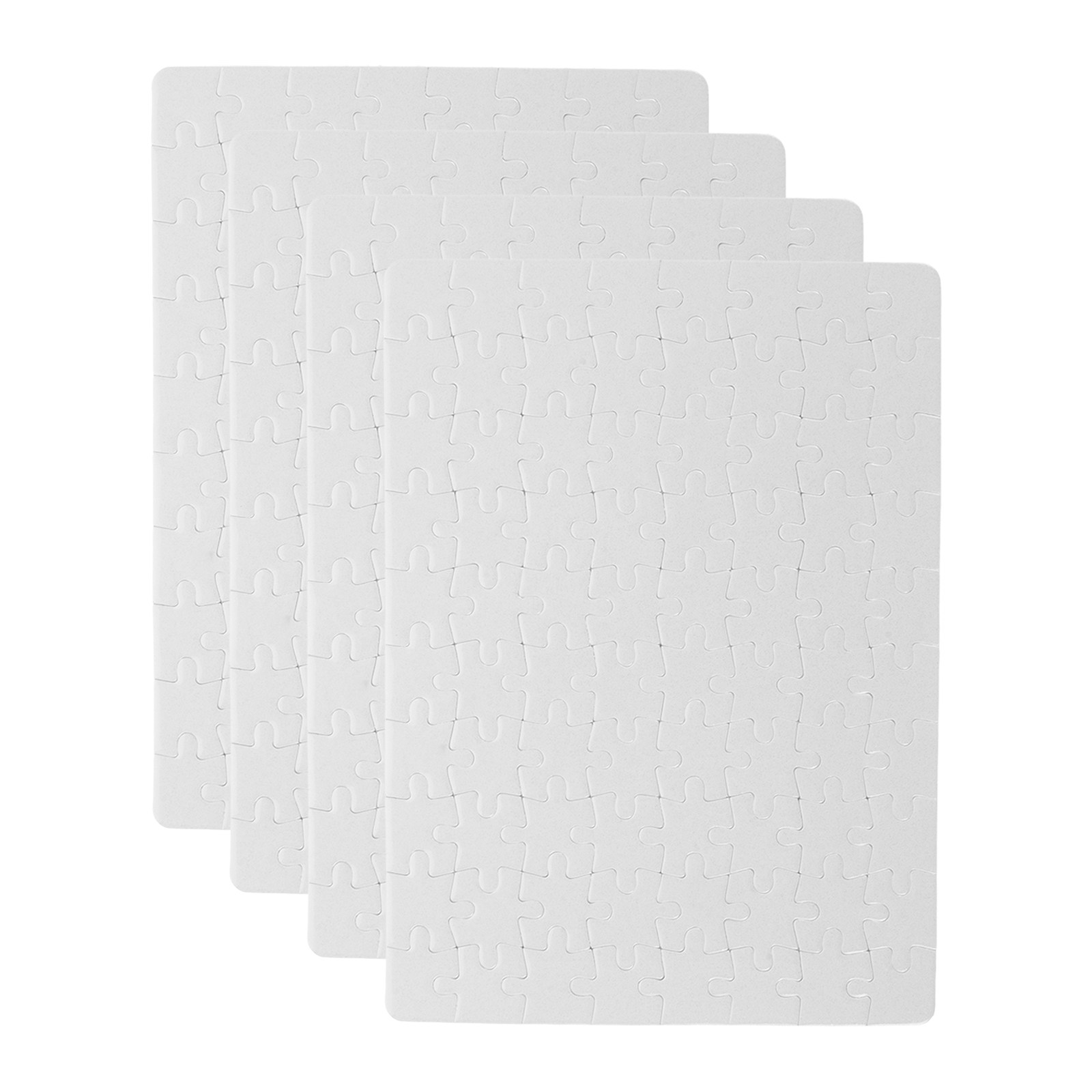 แผ่นจิ๊กซอว์เปล่า 4 แผ่น สีขาว - Puzzle Blank White บทวิจารณ์และราคา