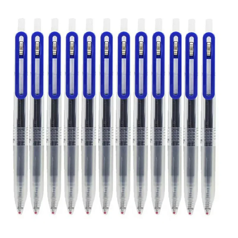 1/3 ชิ้น/เซ็ต 0.5 มม.ปากกาเจลน - Muji Stationery Gel Pen บทวิจารณ์และราคา