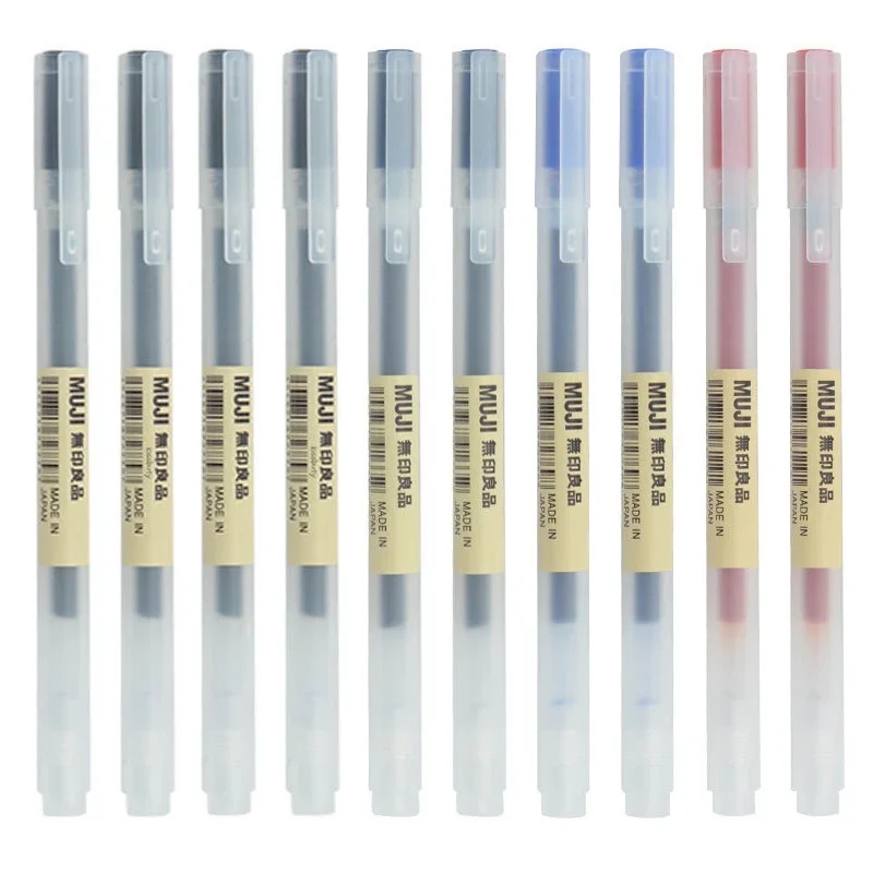 10-30 ชิ้น/เซ็ต 0.38/0.5 มม.ปา - Muji Stationery Gel Pen บทวิจารณ์และราคา