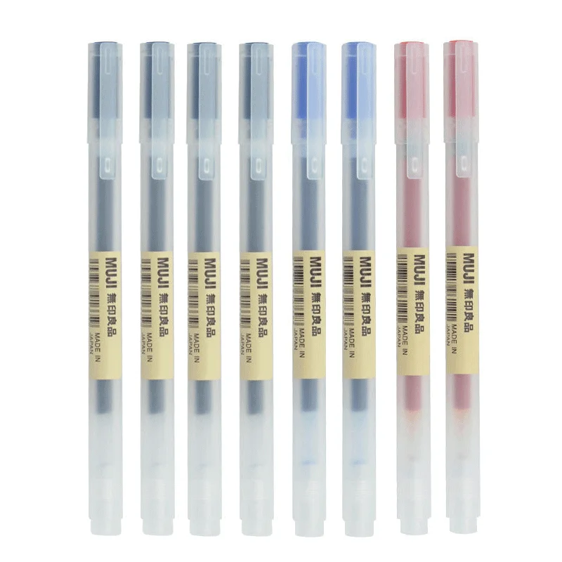 6/8 ชิ้น/เซ็ต Kawaii MUJIs เจล - Muji Stationery Gel Pen บทวิจารณ์และราคา