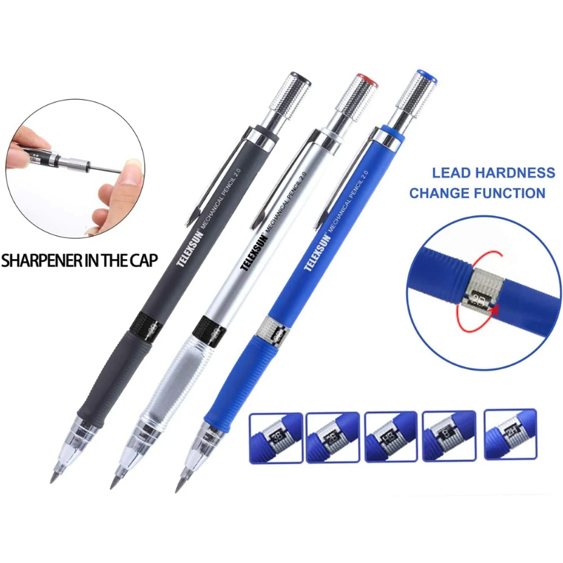 ชุดดินสอ 2.0 มม.2B สีดํา/สีเติ - Staedtler Pencil Lumocolor บทวิจารณ์และราคา