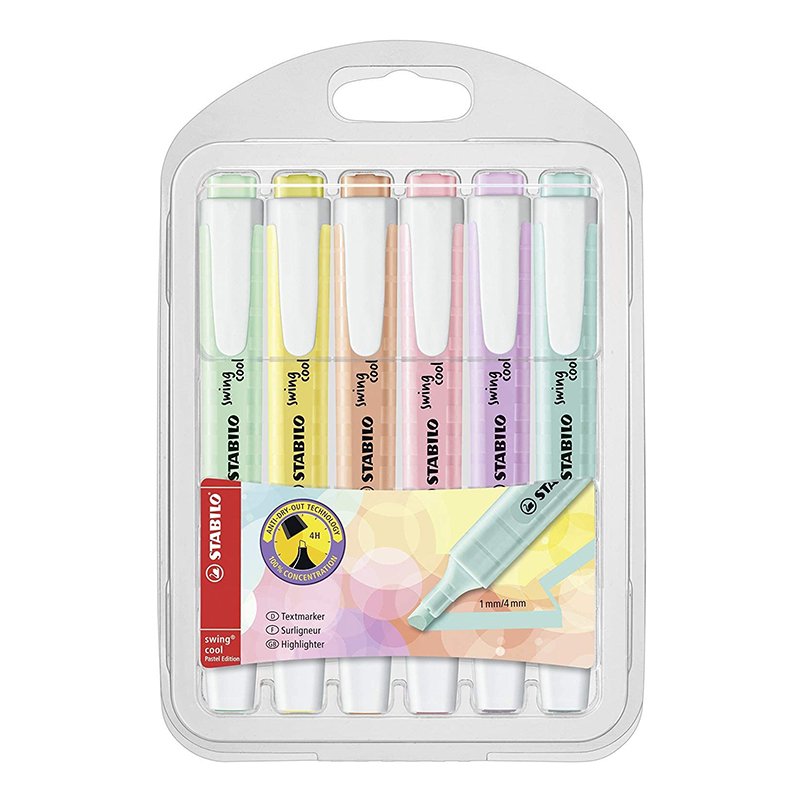 ปากกาไฮไลท์ - STABILO swing co - Stabilo Marker Swing Cool บทวิจารณ์และราคา