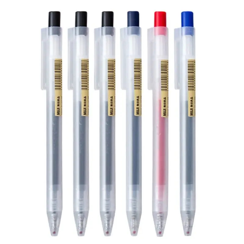 1/3 ชิ้น/เซ็ต Kawaii MUJIs เจล - Muji Stationery Gel Pen บทวิจารณ์และราคา