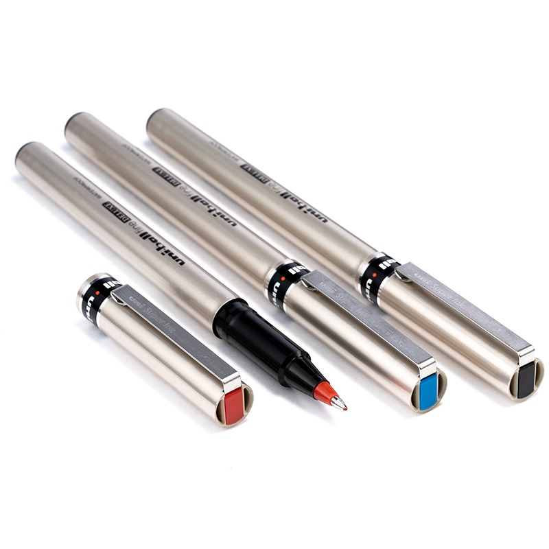 ปากกาโรลเลอร์บอลมิตซูบิชิ ยูนิ - Pentel Pen Energel บทวิจารณ์และราคา