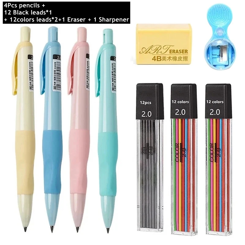 ชุดดินสอกด 2.0 มม. HB ไส้ดินสอ - Staedtler Pencil Lumocolor บทวิจารณ์และราคา