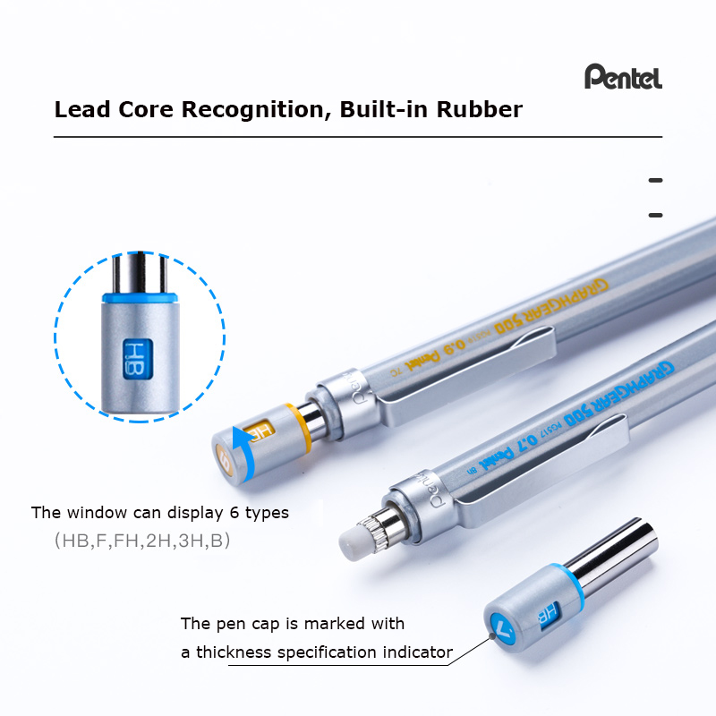 Pentel ดินสอ GraphGear 500 Non - Pentel Pen Graphgear บทวิจารณ์และราคา