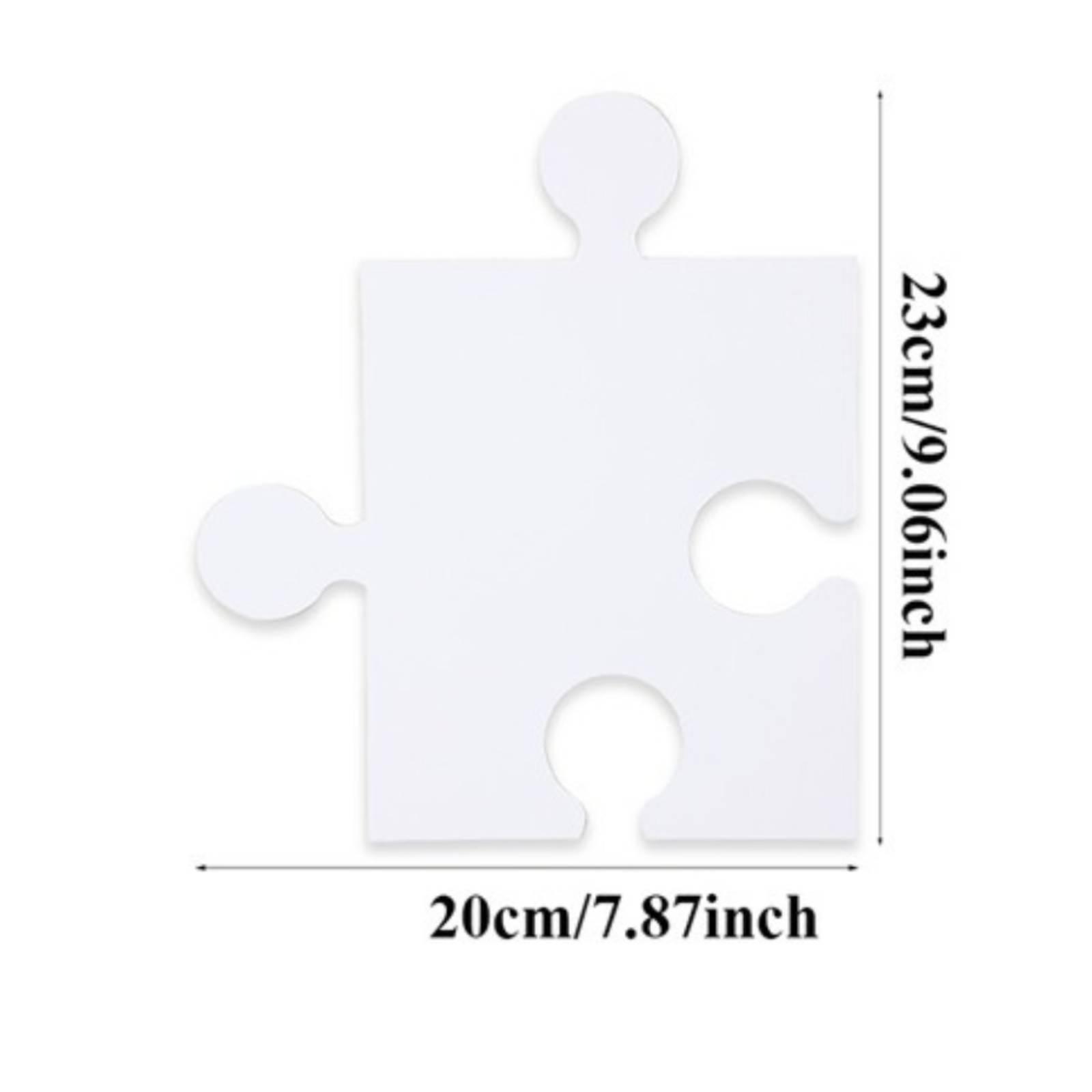 ชุดปริศนากระดาษแข็งสีขาว ชิ้นส - Puzzle Blank White บทวิจารณ์และราคา