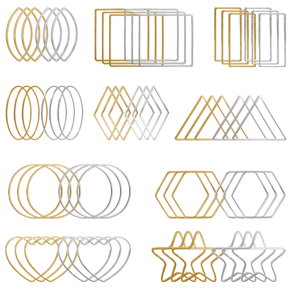 20 ชิ้น Gold Silver Hollow กรอ - Metal Photo Panel บทวิจารณ์และราคา