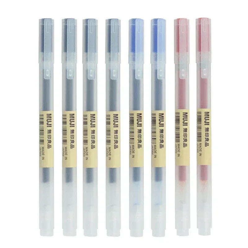 ปากกาเจล MUJI 6/8 ชิ้น/ชุด สีด - Muji Stationery Gel Pen บทวิจารณ์และราคา