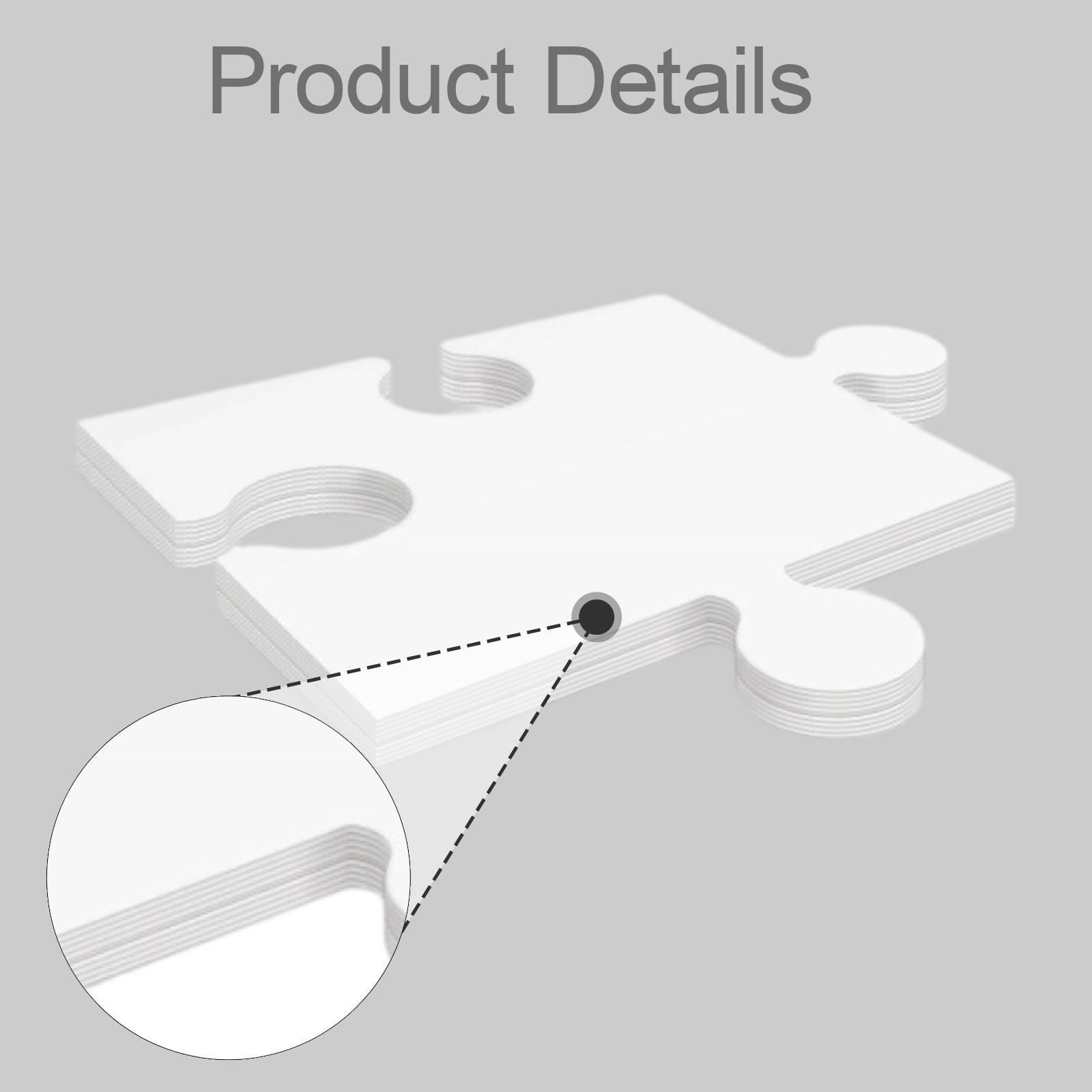 จิ๊กซอว์กระดาษแข็งสีขาว 24 ชิ้ - Puzzle Blank White บทวิจารณ์และราคา